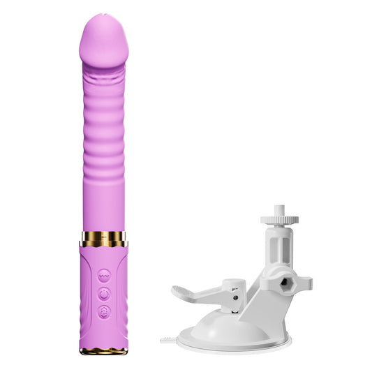 Thrust Me Thrusting Wand Vibrator-Pink