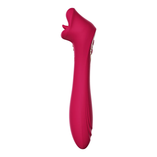Tyler Lips Kissy Vibrator - Red