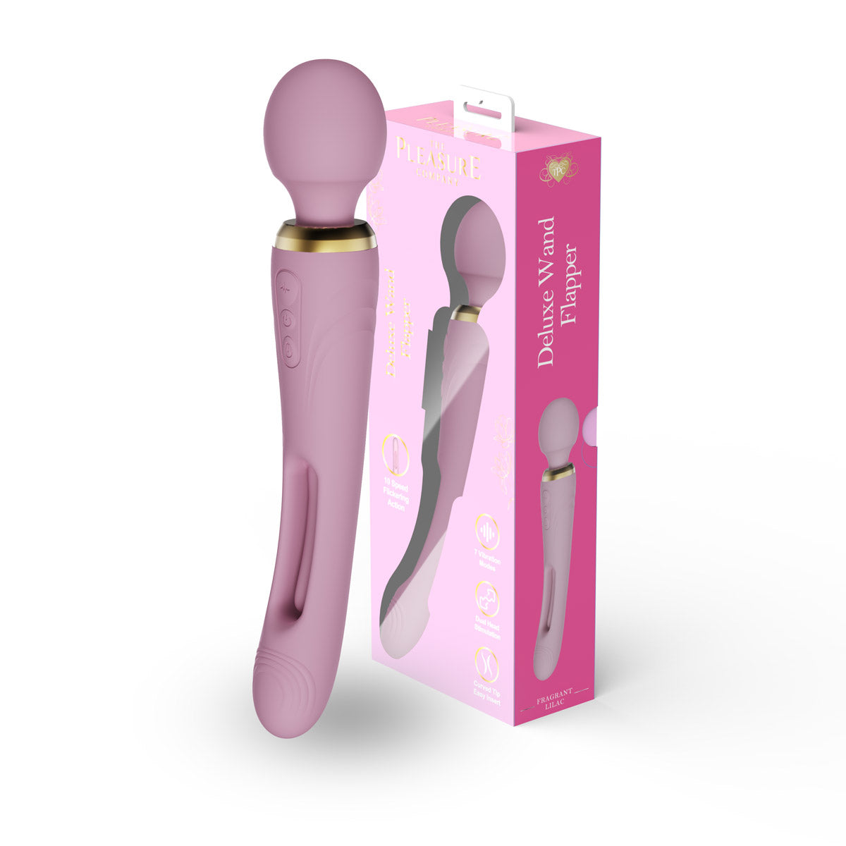 DeLUXE Wand Series Flapper - Purple