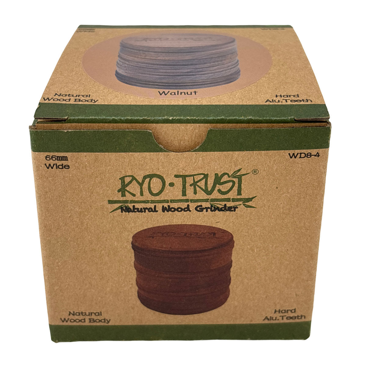 Kyo Trust Wood Grinder - Walnut W/ Teeth