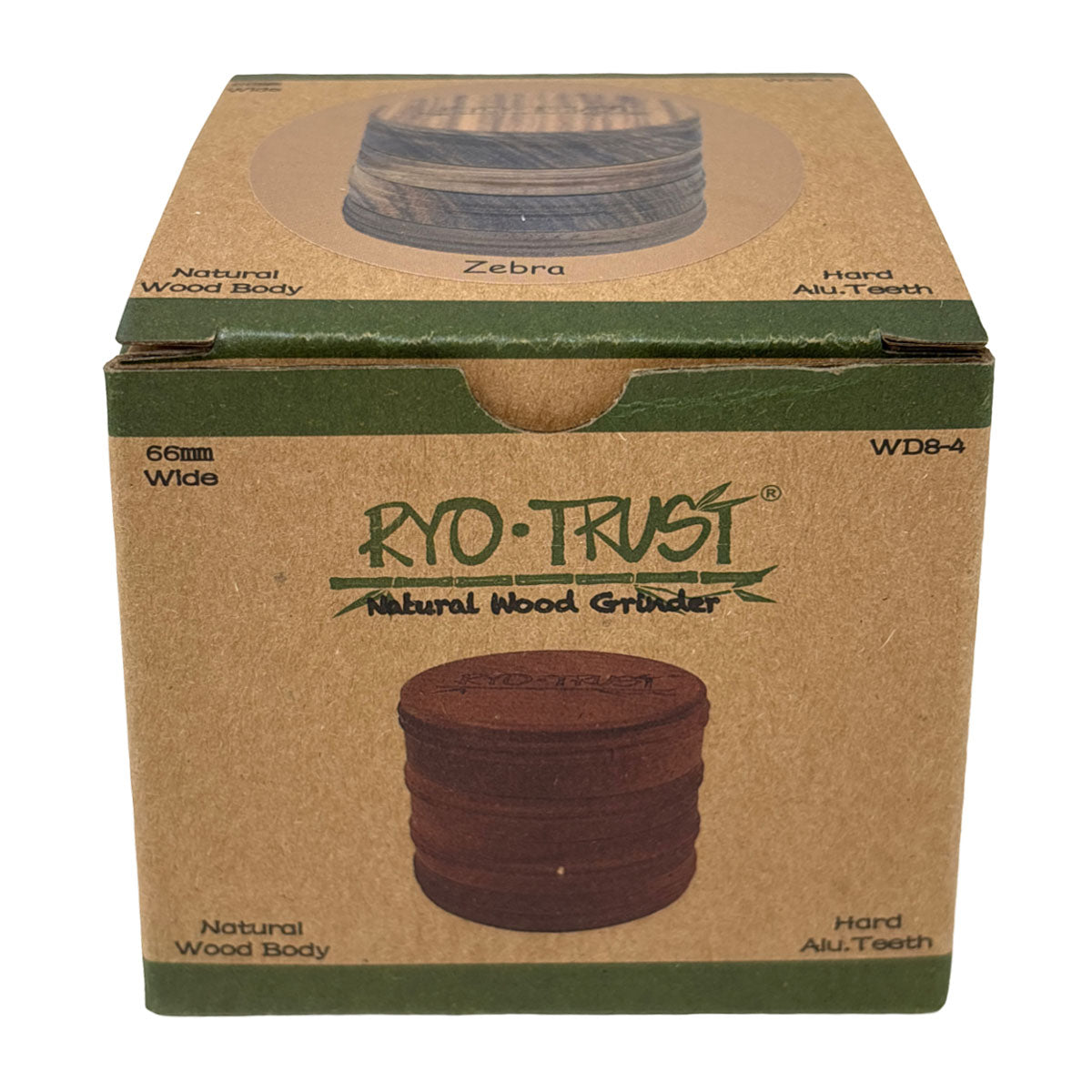 Kyo Trust Wood Grinder - zebra W/ Teeth
