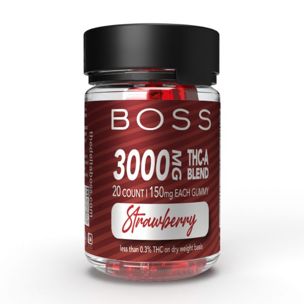Boss Gummies Thca 150mg  - 20ct Strawberry