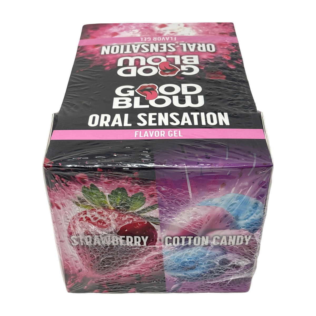 GB Oral Sensation Gel - POP Display - Strawberry/Cotton Candy (24 Pcs)