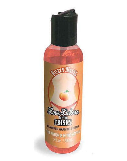 Love Lickers Warming and Lickable Massage Oil - Fuzzy Navel 2oz