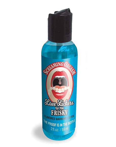Love Lickers Warming and Lickable Massage Oil - Screaming Orgasm 2oz