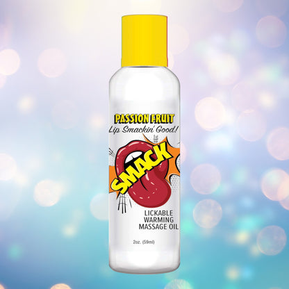 Smack Warming & Lickable Oil - Passionfruit 2oz