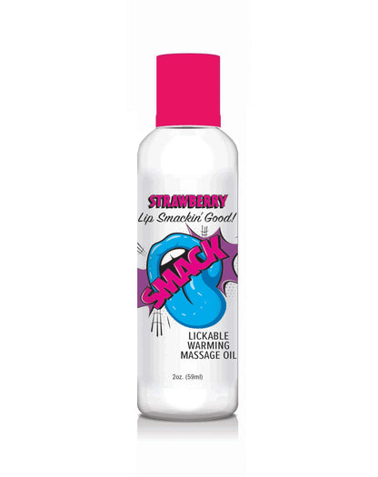 Smack Warming n Lickable Oil - 2oz Strawberry