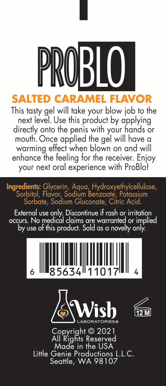 Pro Blo Pleasure Gel - 1.5oz Salted Caramel