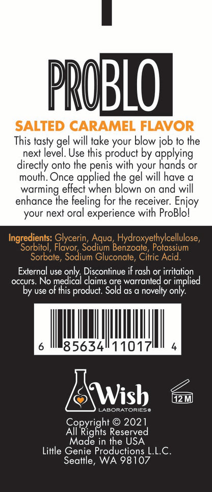 Pro Blo Pleasure Gel - 1.5oz Salted Caramel