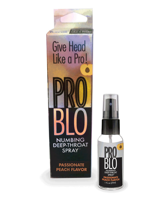 Pro Blo Throat Numbing Spray - Peach
