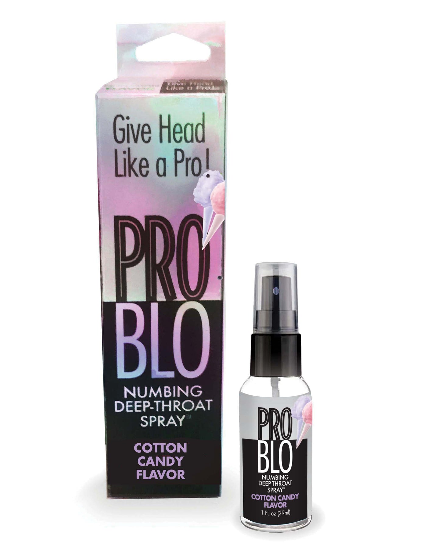 Pro Blo Throat Numbing Spray - Cotton Candys 1oz