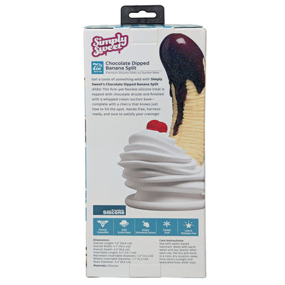 Simply Sweet Banana Split - Silicone Dildo w/ Suction Base
