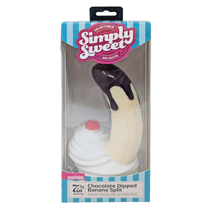 Simply Sweet Banana Split - Silicone Dildo w/ Suction Base