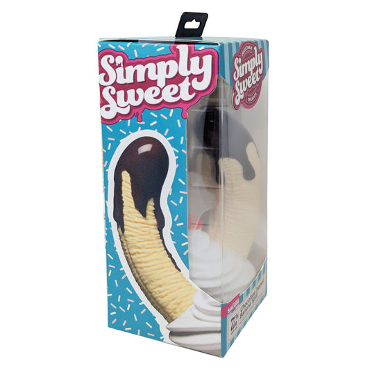 Simply Sweet Banana Split - Silicone Dildo w/ Suction Base