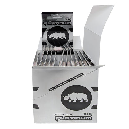 Rhino 10K Platinum – Heavy-Duty Enhancement Pills | 24CT Display