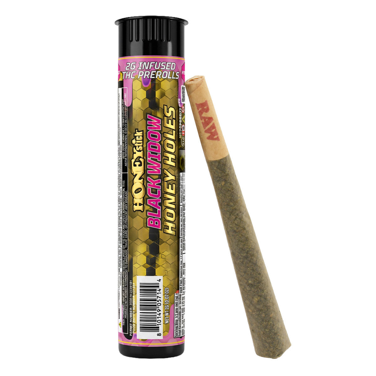 Honey Holes 2 Gram THCA Infused Pre-Rolls by Honeystick