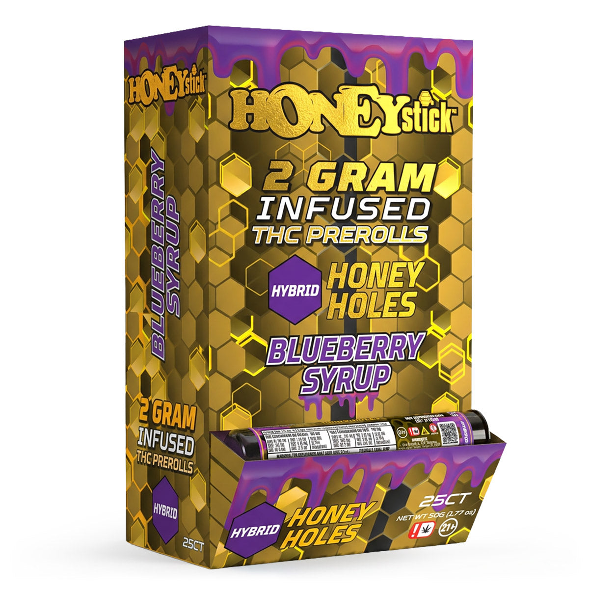 Honey Holes 2 Gram THC Infused Pre-Rolls by Honeystick