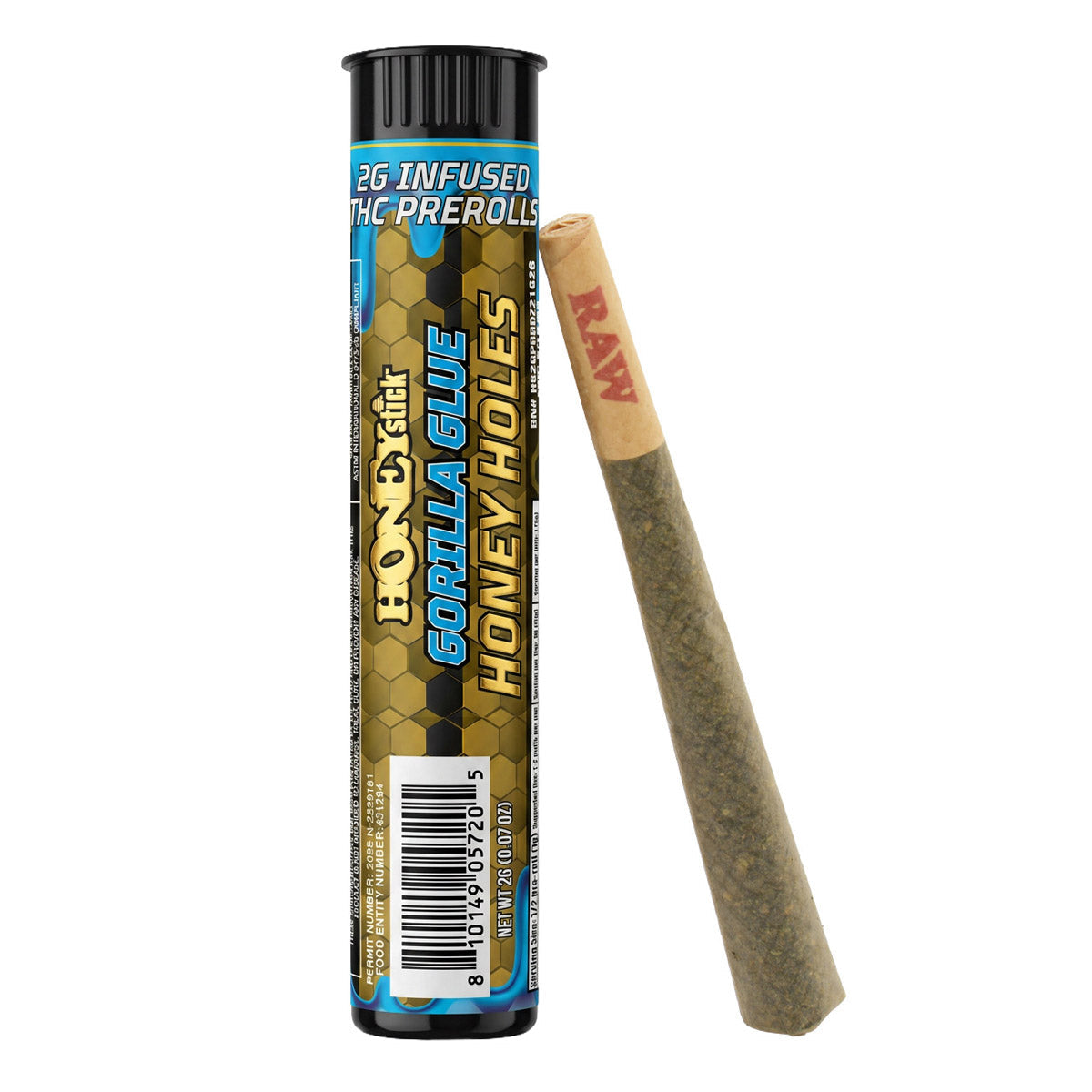 Honey Holes 2 Gram THCA Infused Pre-Rolls by Honeystick