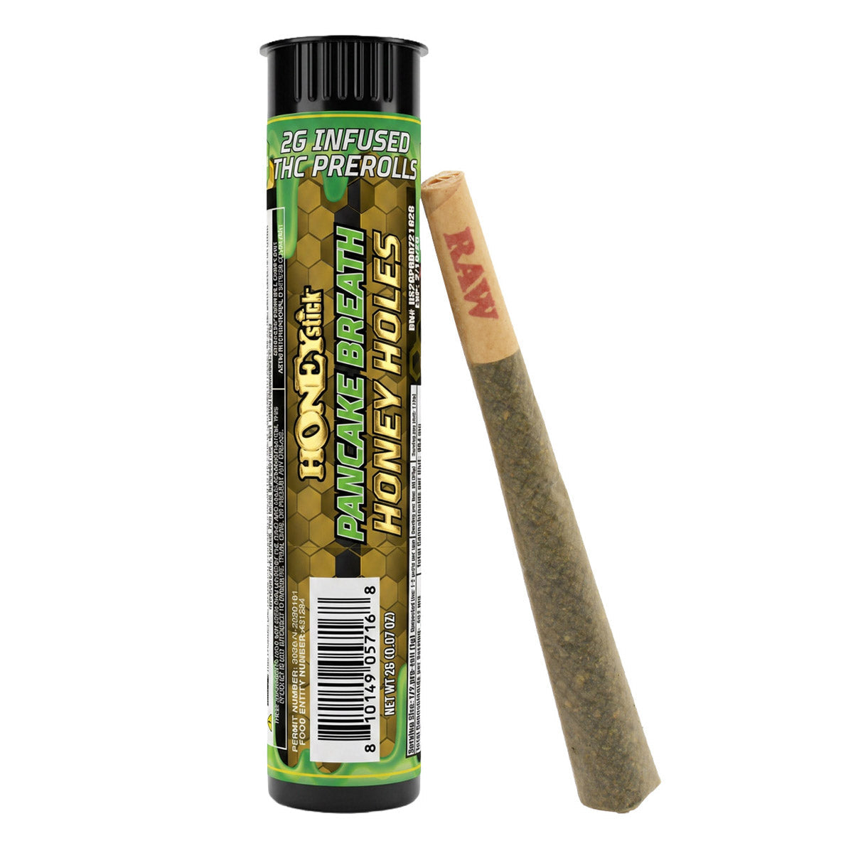 Honey Holes 2 Gram THCA Infused Pre-Rolls by Honeystick