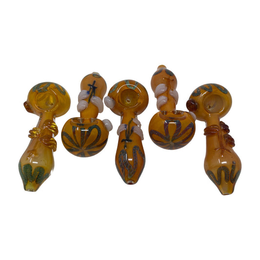 Glass 4in Hand Pipe - Style HP101 - Bag of 5