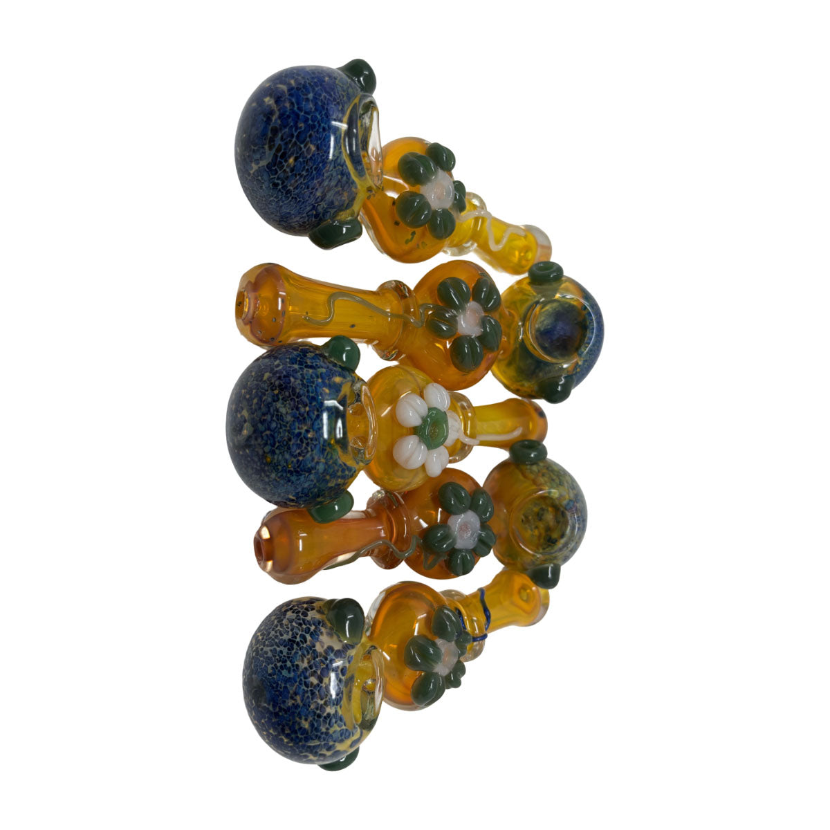 Glass 4in Hand Pipe - Style HP107- Bag of 5