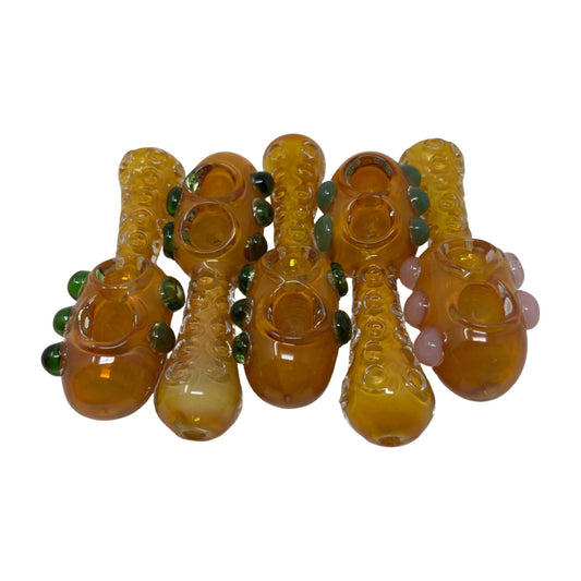 Glass 4in Hand Pipe - Style HP119 - Bag of 5