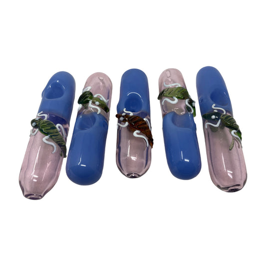 Glass Hand Pipe - Steamroller HP303 - Bag of 5