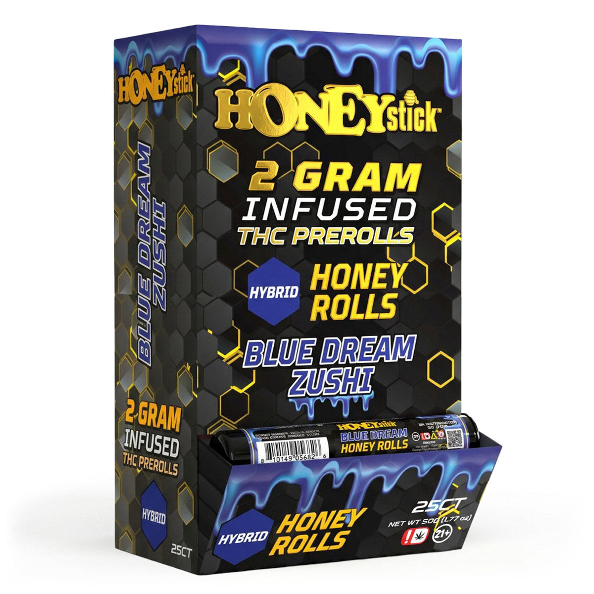 Honey Rolls 2 Gram THC Infused Pre-Rolls by Honeystick