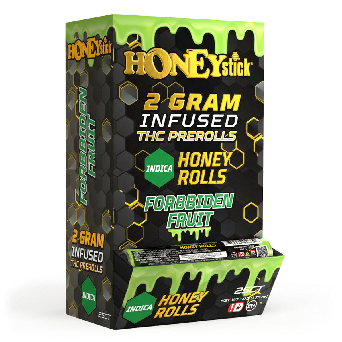 Honey Rolls 2 Gram THC Infused Pre-Rolls by Honeystick