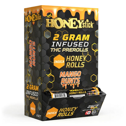 Honey Rolls 2 Gram THC Infused Pre-Rolls by Honeystick