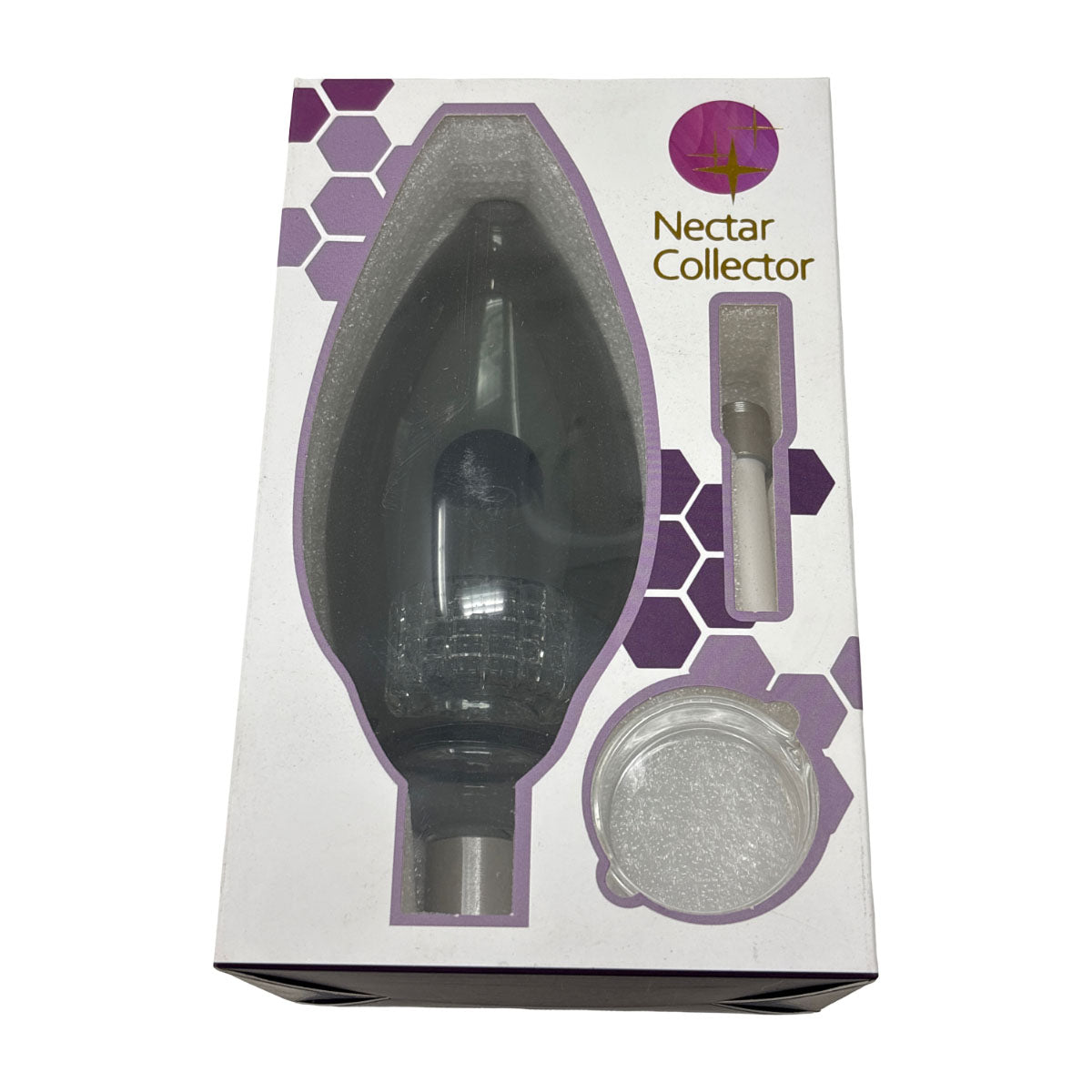 Glass Nectar Straw Egg - Ceramic Tip