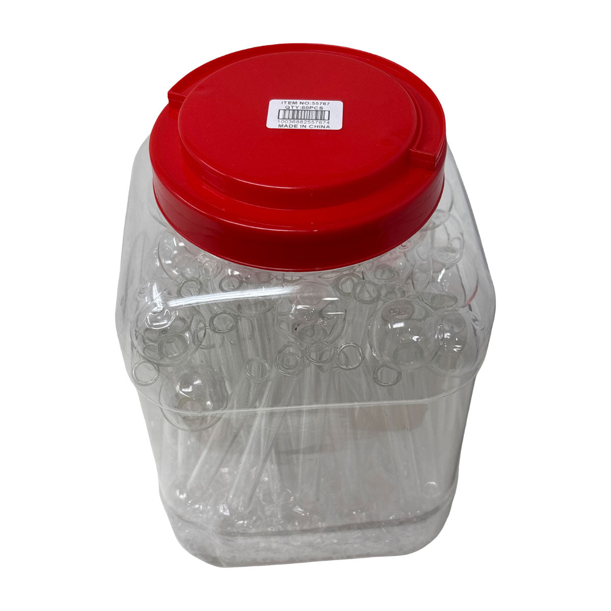 OB Glass - 6in Clear - Jar of 60