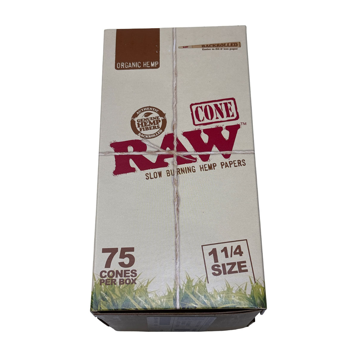 RAW Cones 75 Pack - Organic 1 1/4 Size