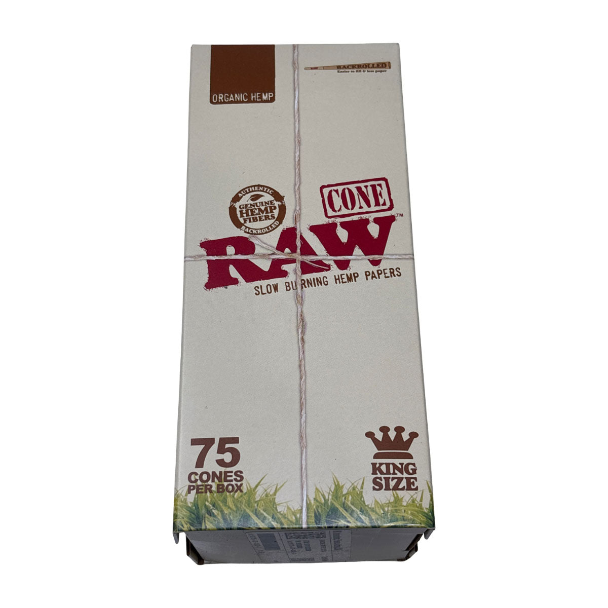 RAW Cones 75 Pack - Organic King Size Slim