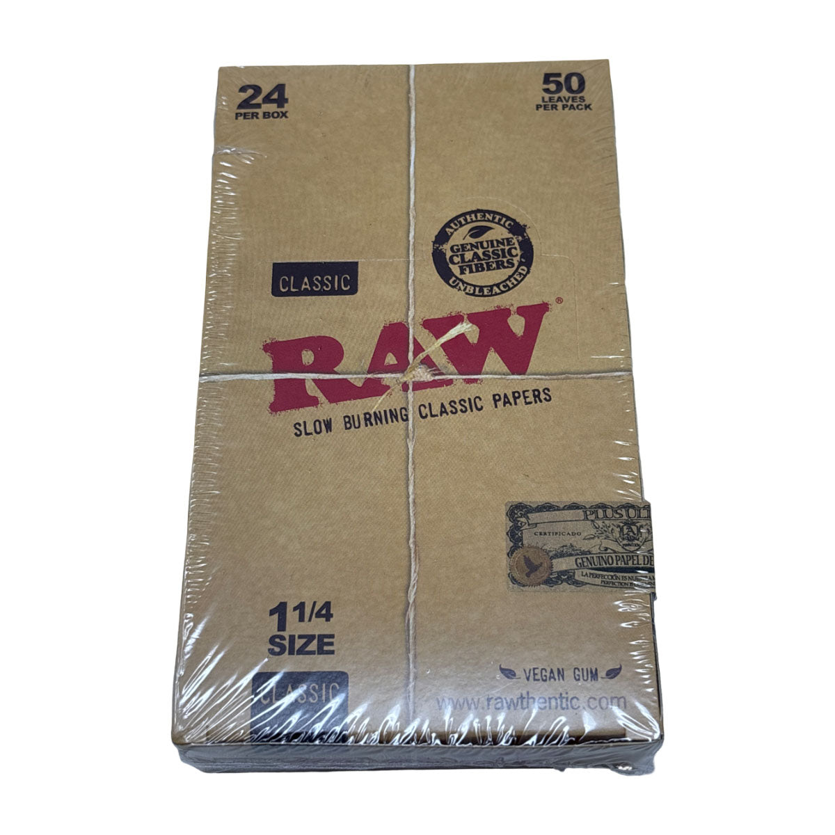 RAW Papers - 1 1/4 Classic - Box of 24