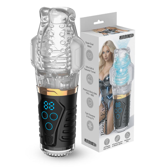 Bionic Eve Automatic Male Stroker - Clear / Black