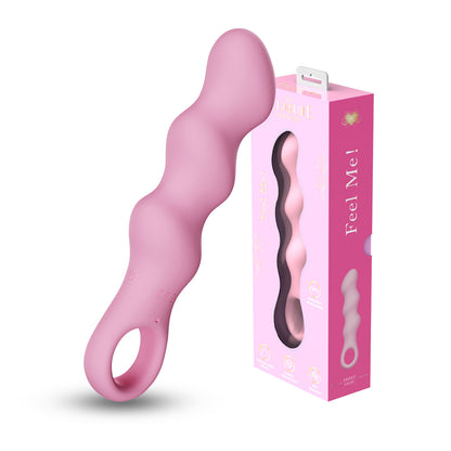 Feel Me! Wave Wand Vibrator-Pink