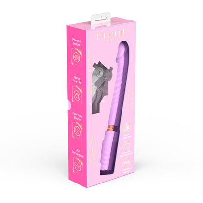 Thrust Me Thrusting Wand Vibrator-Pink