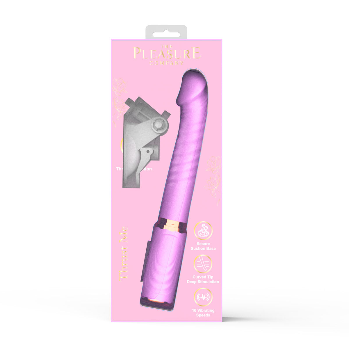 Thrust Me Thrusting Wand Vibrator-Pink