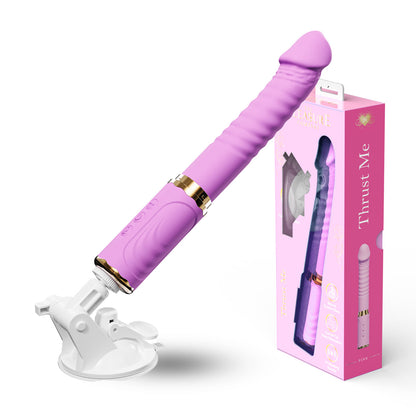 Thrust Me Thrusting Wand Vibrator-Pink
