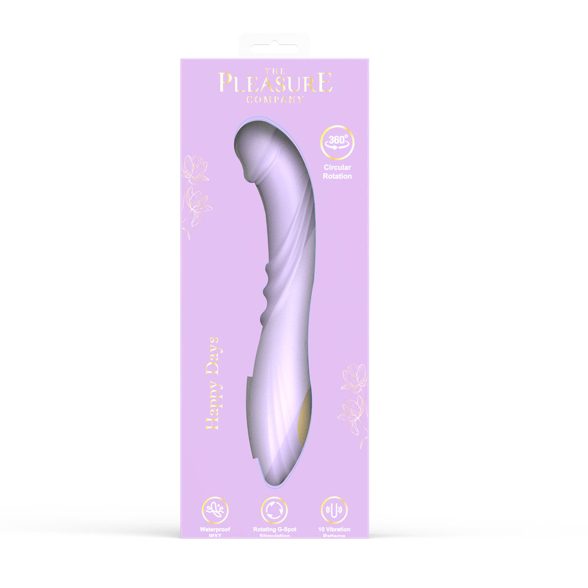 Happy Days Rotating Vibrator - Purple
