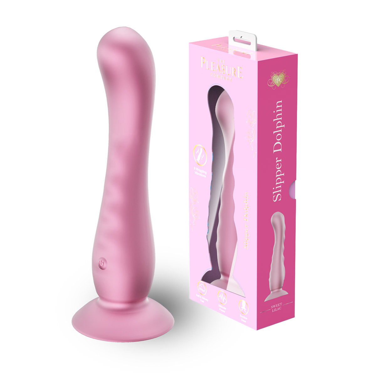 Slipper Dolphin Vibrator - Sweet Lilac