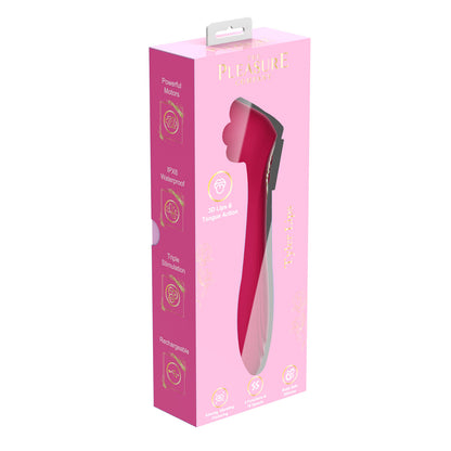 Tyler Lips Kissy Vibrator - Red