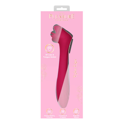 Tyler Lips Kissy Vibrator - Red
