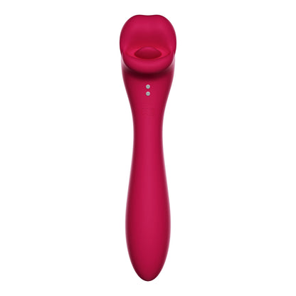 Tyler Lips Kissy Vibrator - Red