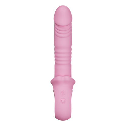 Frenchie Thrusting Wand Vibrator-Dark Pink
