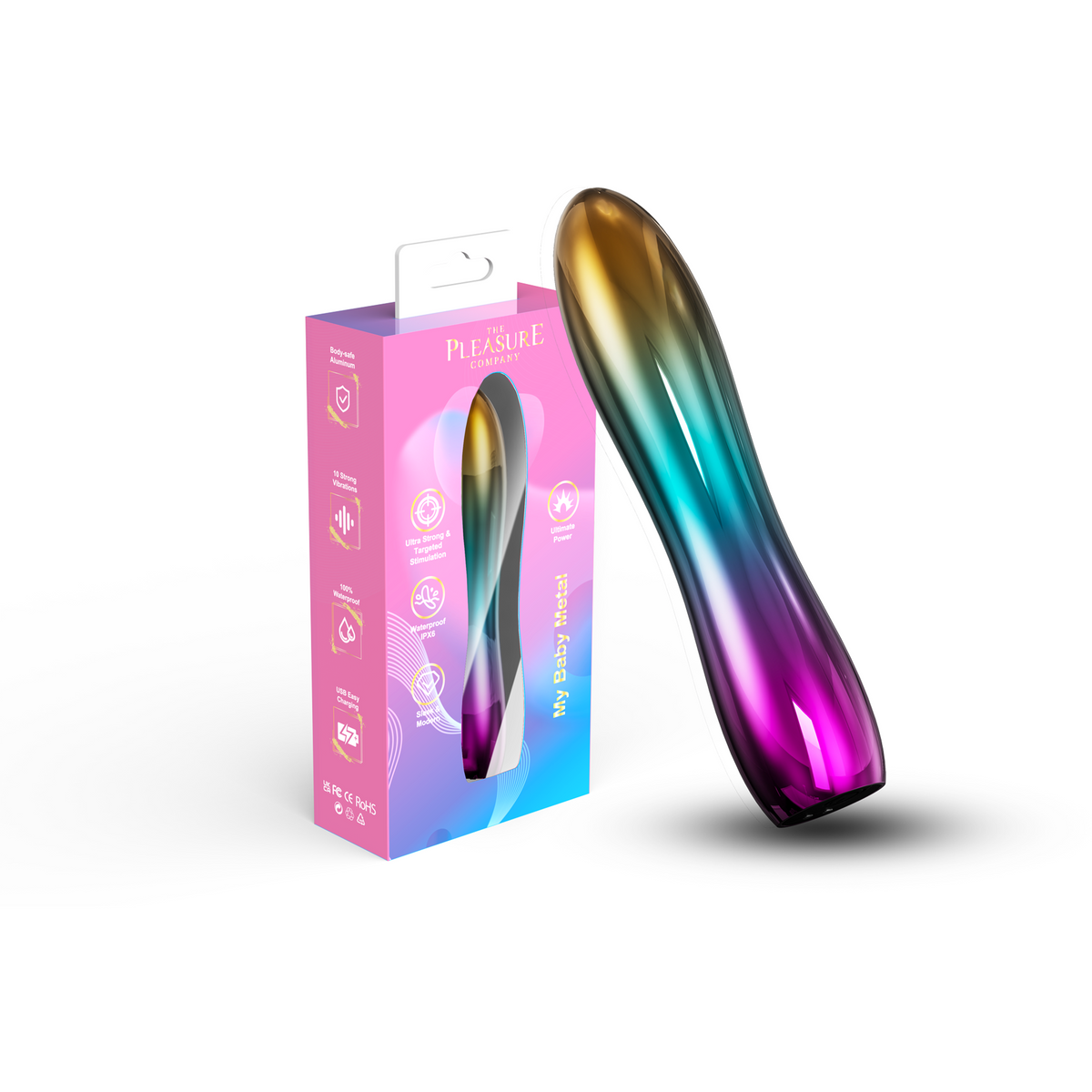 My Baby Bullet Vibe Metal - Rainbow