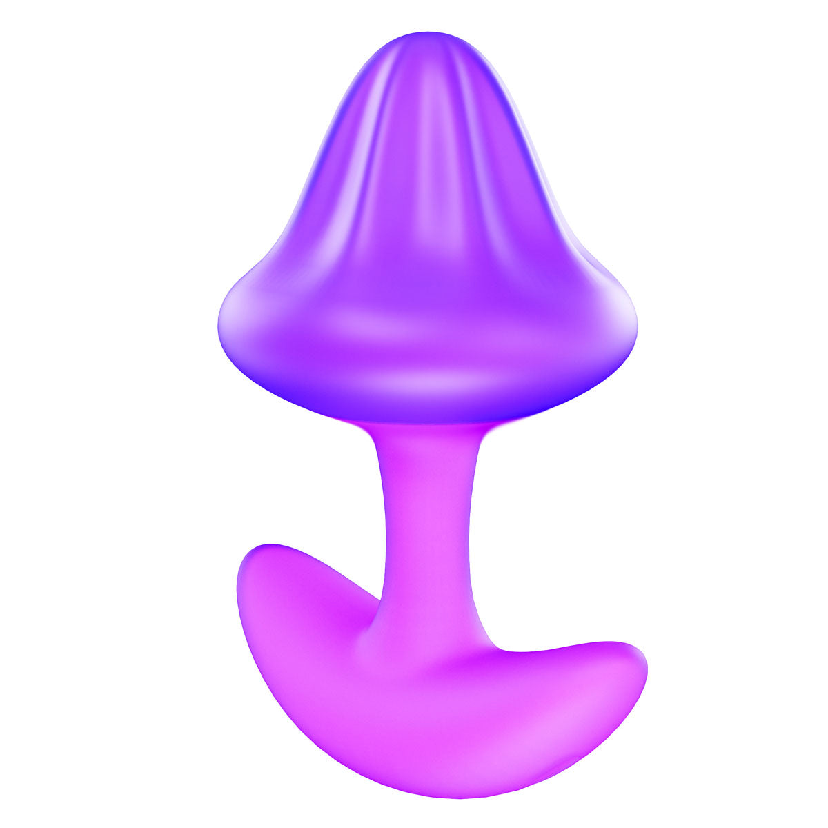 Sparkle Shroom 10-Speed Waterproof Vibrating Anal Plug – Purple