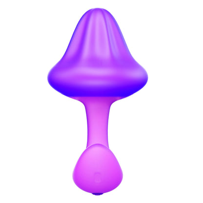 Sparkle Shroom 10-Speed Waterproof Vibrating Anal Plug – Purple