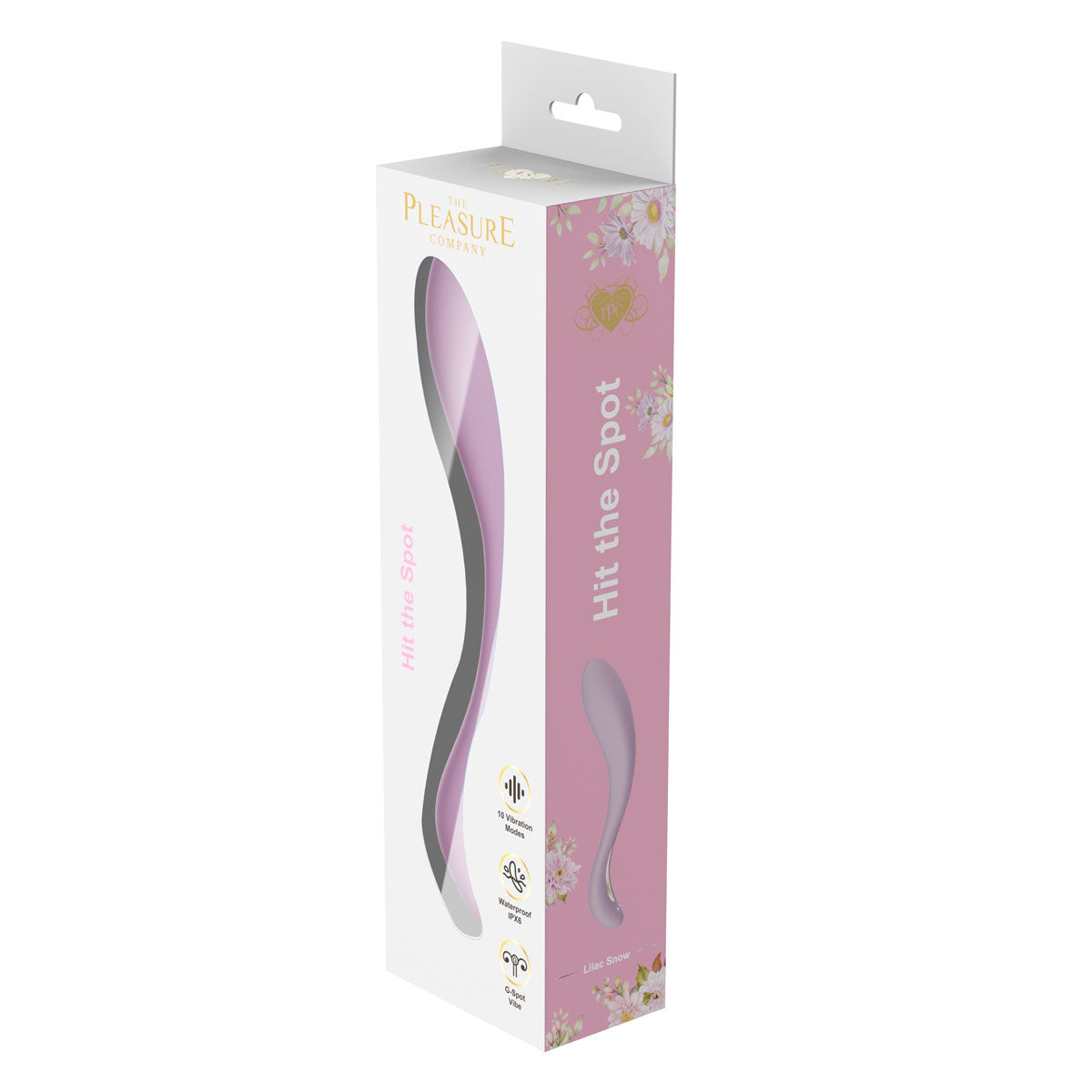 Hit the Spot 10-Speed Curved Clitoral Vibrator – Purple